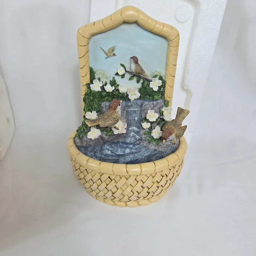 Hour Of Power 2007 Sparrows Club 3D Bird Water Fountain‎ Wall Table Top NEW
